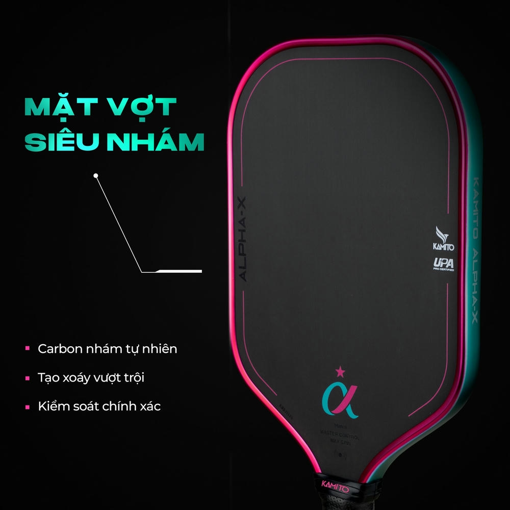 Mặt vợt Carbon Toray nhám