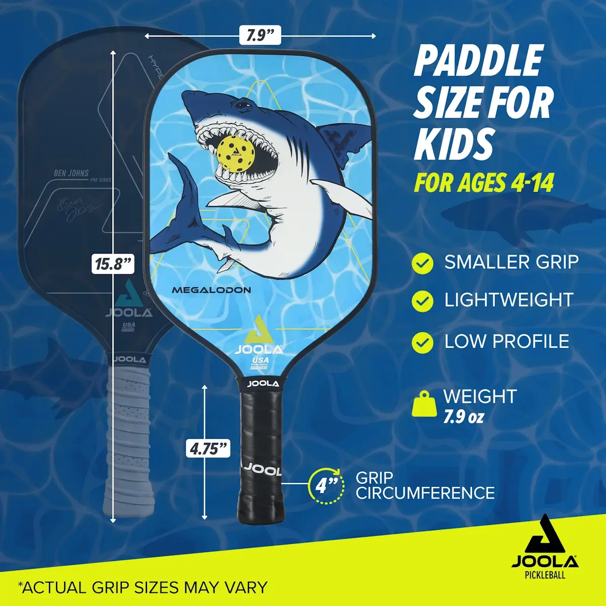 JOOLA-Megalodon-Junior-Pickleball-Paddle-Blue-4.webp