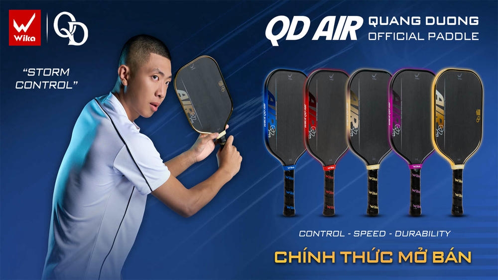 Quang Dương đang sử dụng vợt gì?