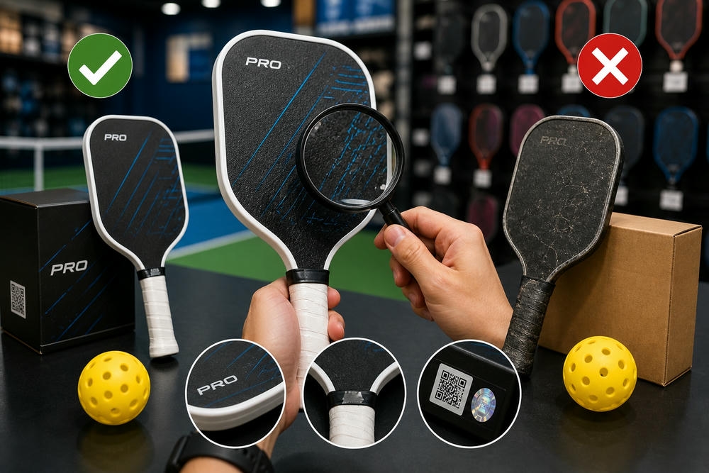 Cách check vợt Pickleball chính hãng chuẩn nhất