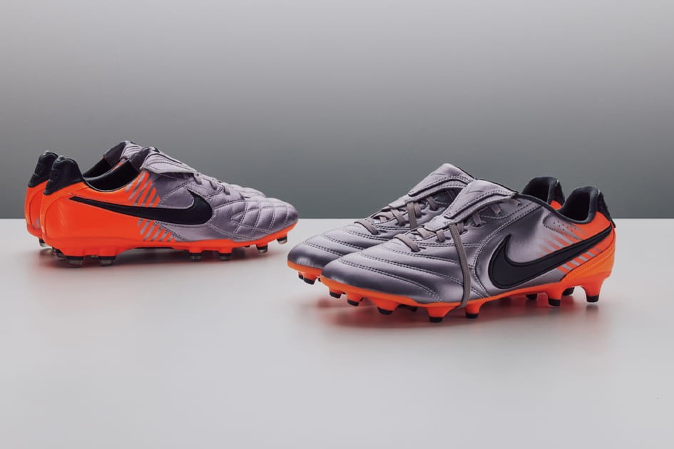 Nike Tiempo Ligera Pro phối bạc cam World Cup 2010: bản Pro đáng mua cho anh em chân bè?