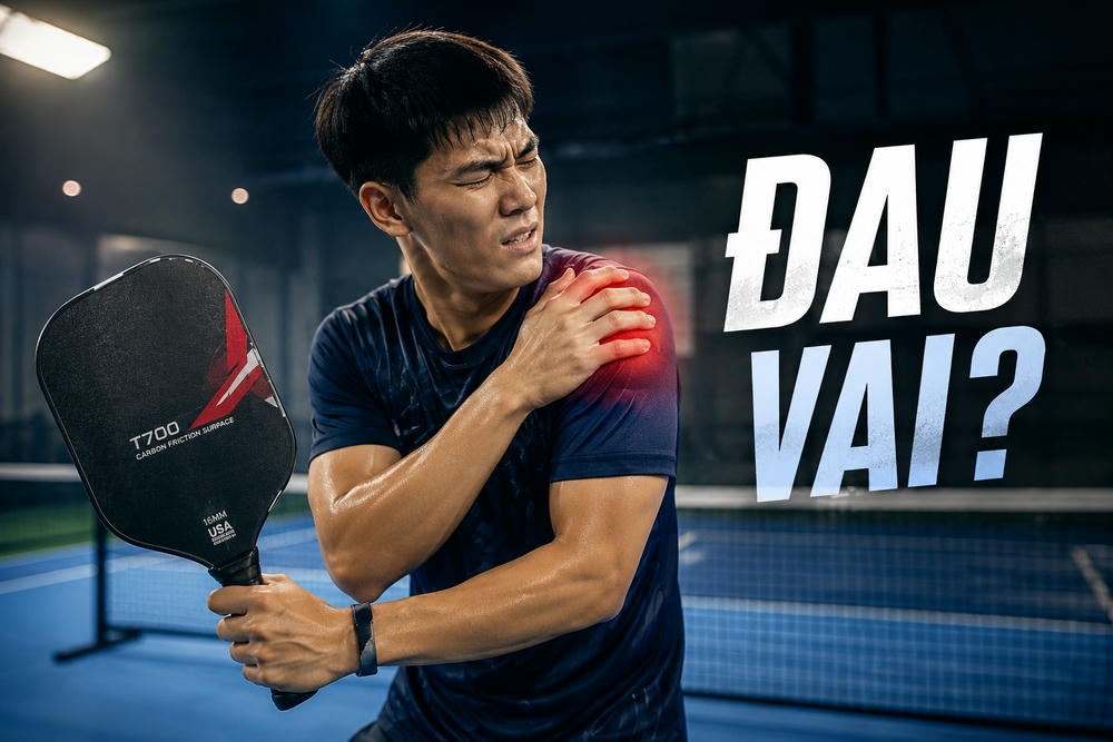 Đau vai pickleball: Nguyên nhân, dấu hiệu và cách khắc phục