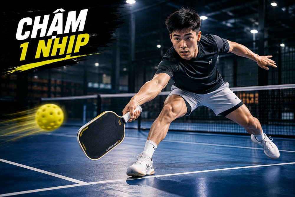 Những lỗi di chuyển trong Pickleball khiến bạn luôn bị động