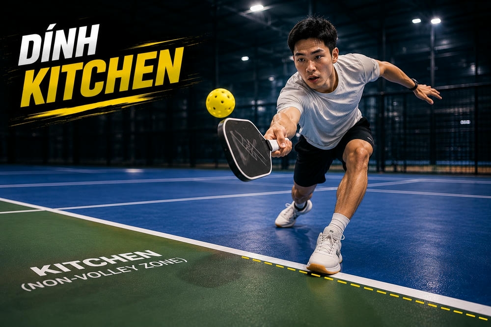 Lỗi Kitchen Pickleball thường gặp và cách tránh phạm luật