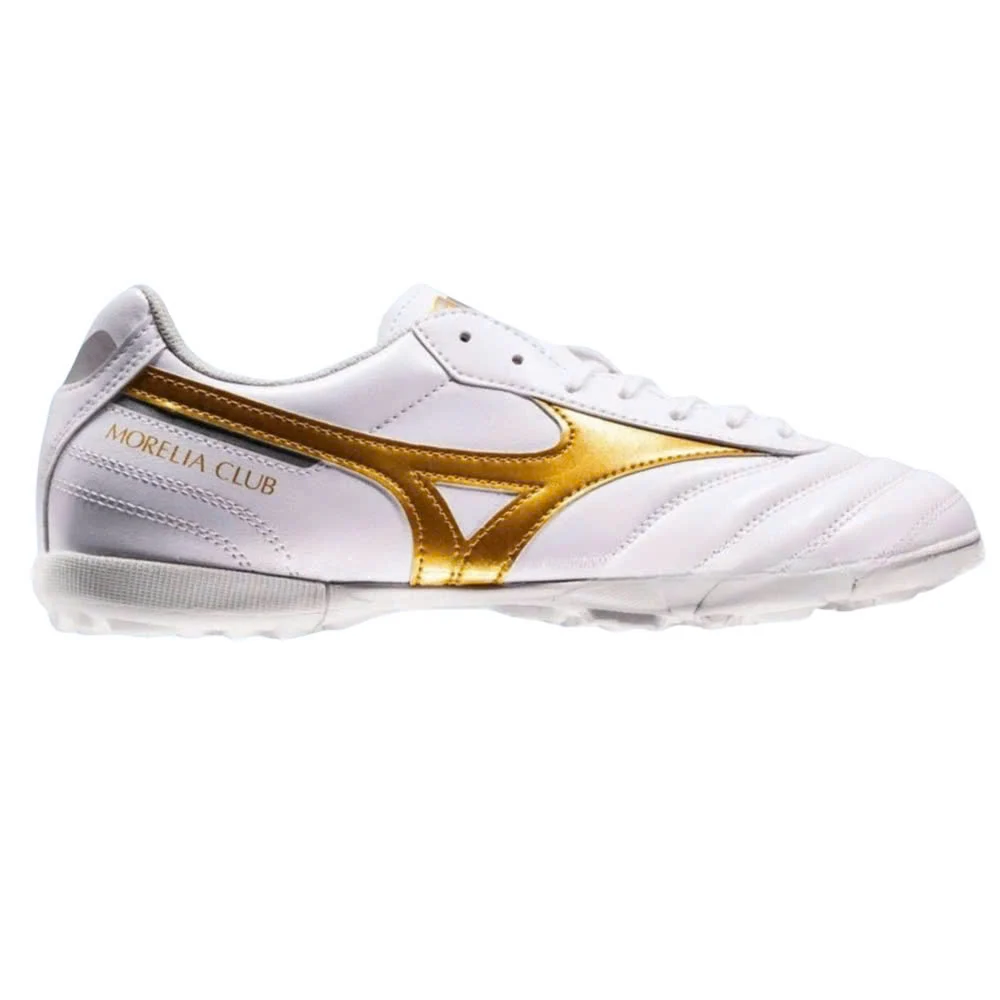 Mizuno Morelia II Club AS TF - Trắng/Vàng Gold - P1GD260850