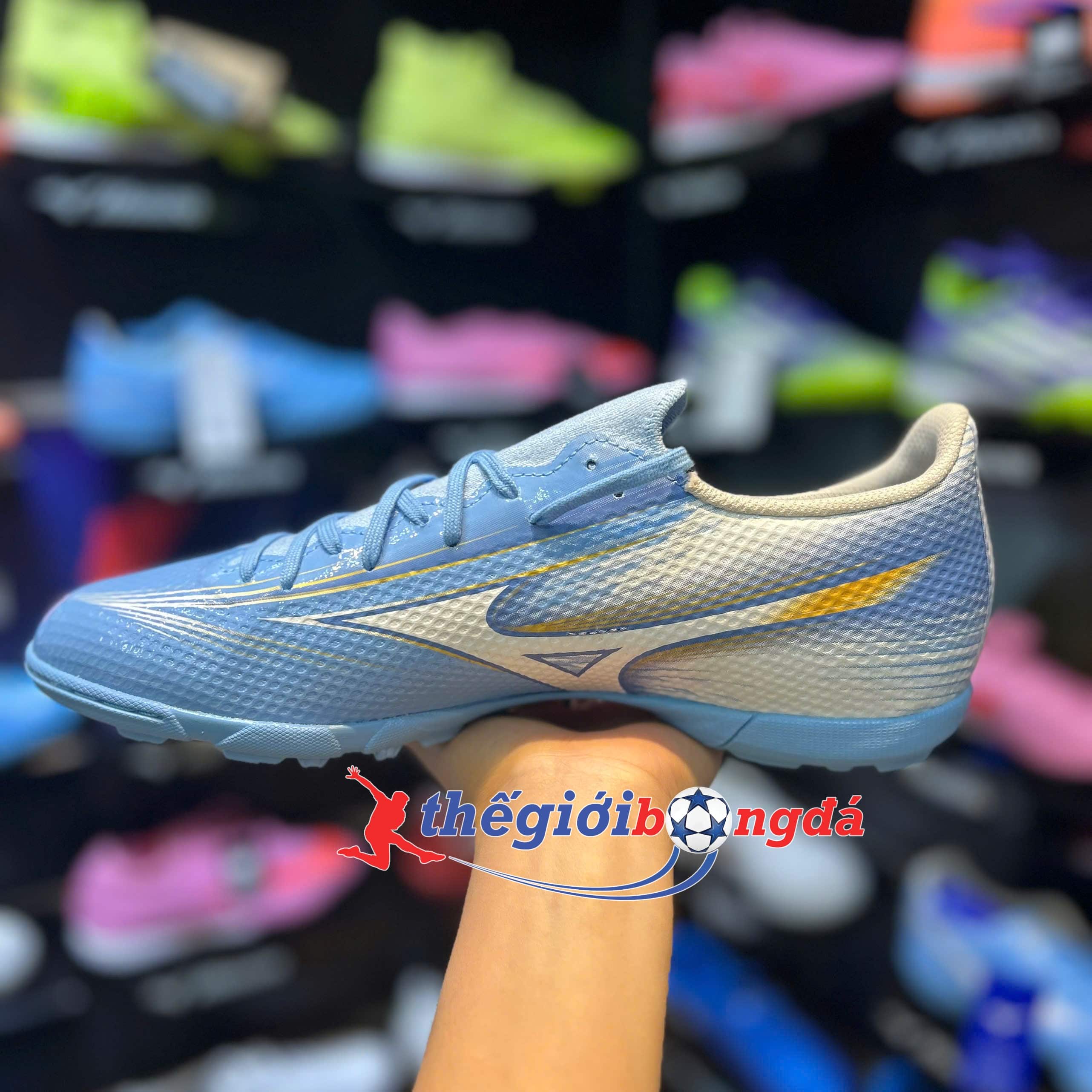 Mizuno Alpha III Select AS TF Xanh/Trắng P1GD266525