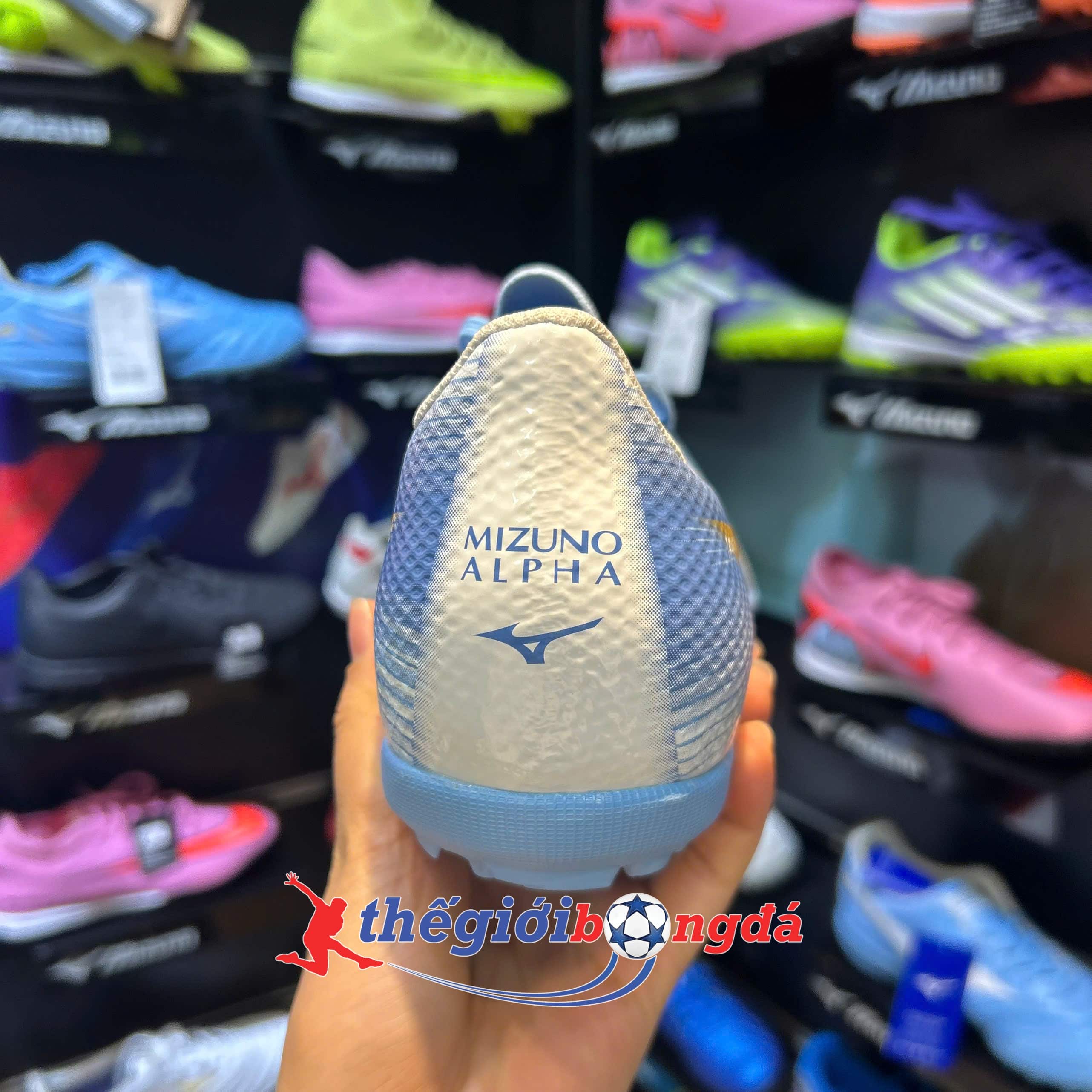 Mizuno Alpha III Select AS TF Xanh/Trắng P1GD266525