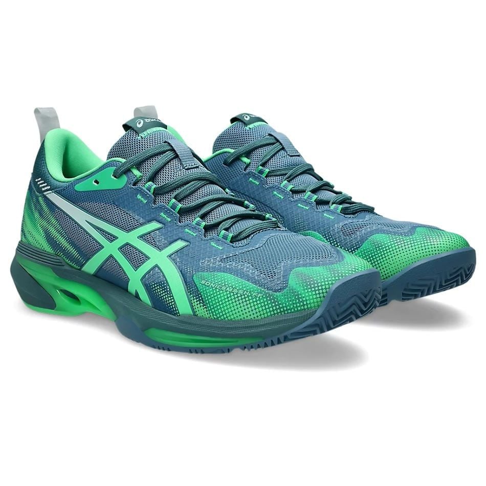 Giày Pickleball/Tennis Asics Sonicsmash FF Xanh Lá 1041A538-400