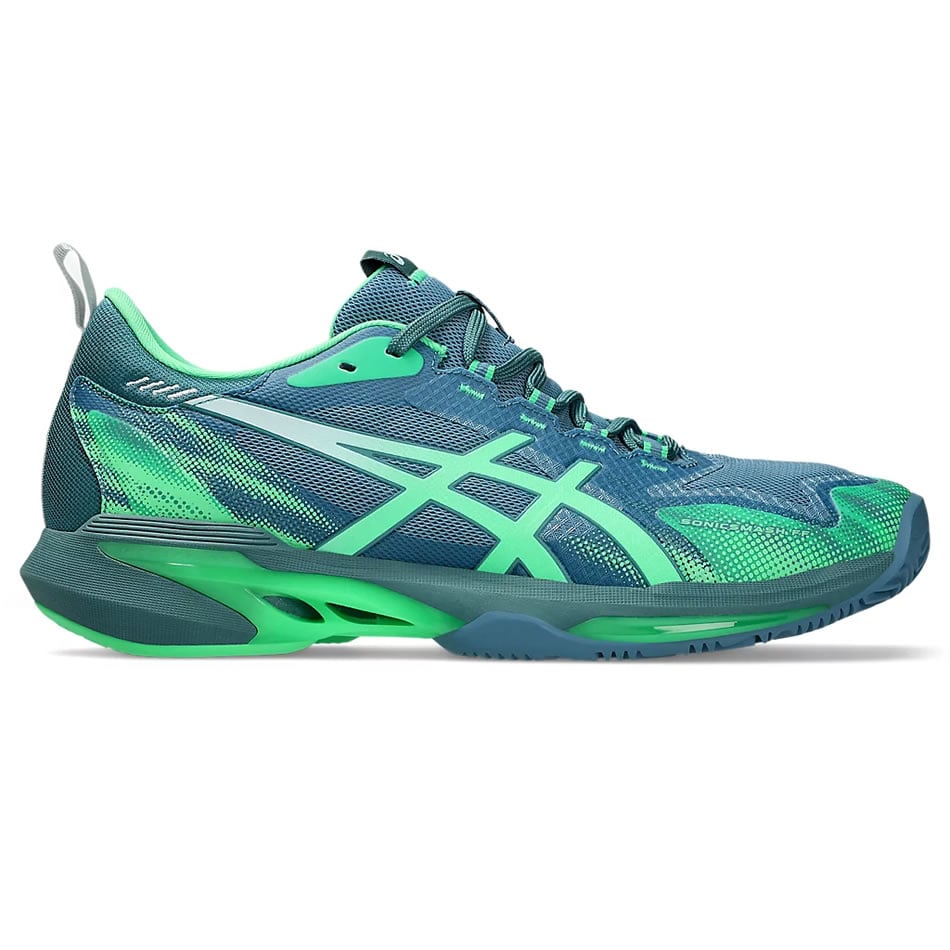 Giày Pickleball/Tennis Asics Sonicsmash FF Xanh Lá 1041A538-400