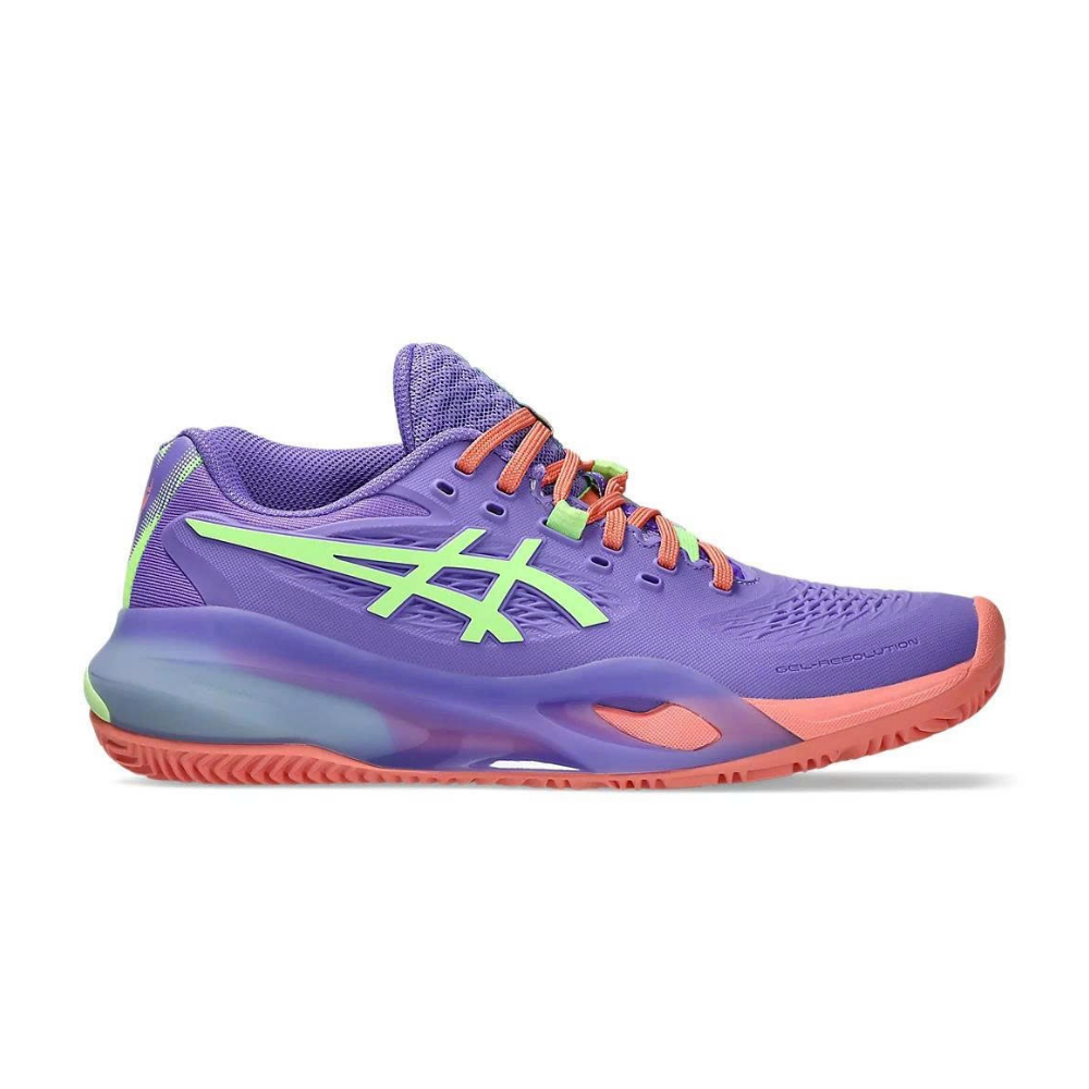 Giày Tennis/ Pickleball Asics GEL-RESOLUTION X PADEL 1042A285.501 Tím/Xanh cây