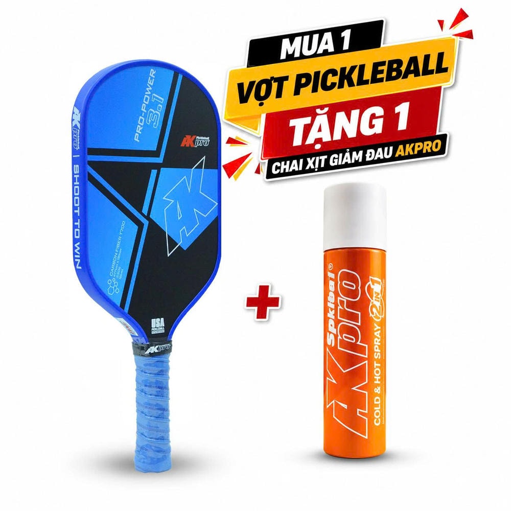 Vợt Pickleball Akpro PRO-POWER 3.1 Carbon T700