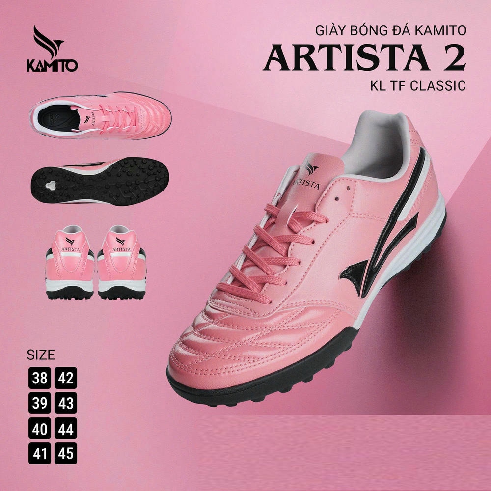 KAMITO ARTISTA 2 KL hồng FLAMINGO (da thật)