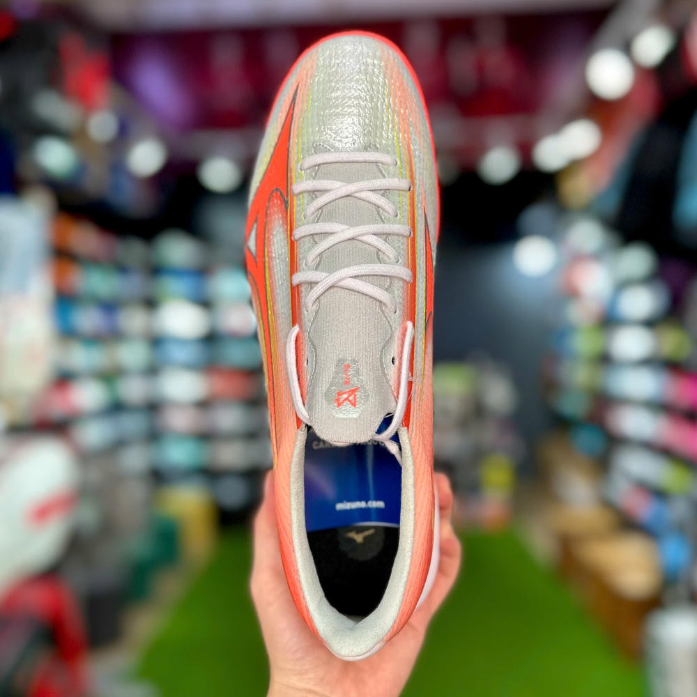 Mizuno Alpha 3 ELITE TF Prism White trắng cam P1GD266254
