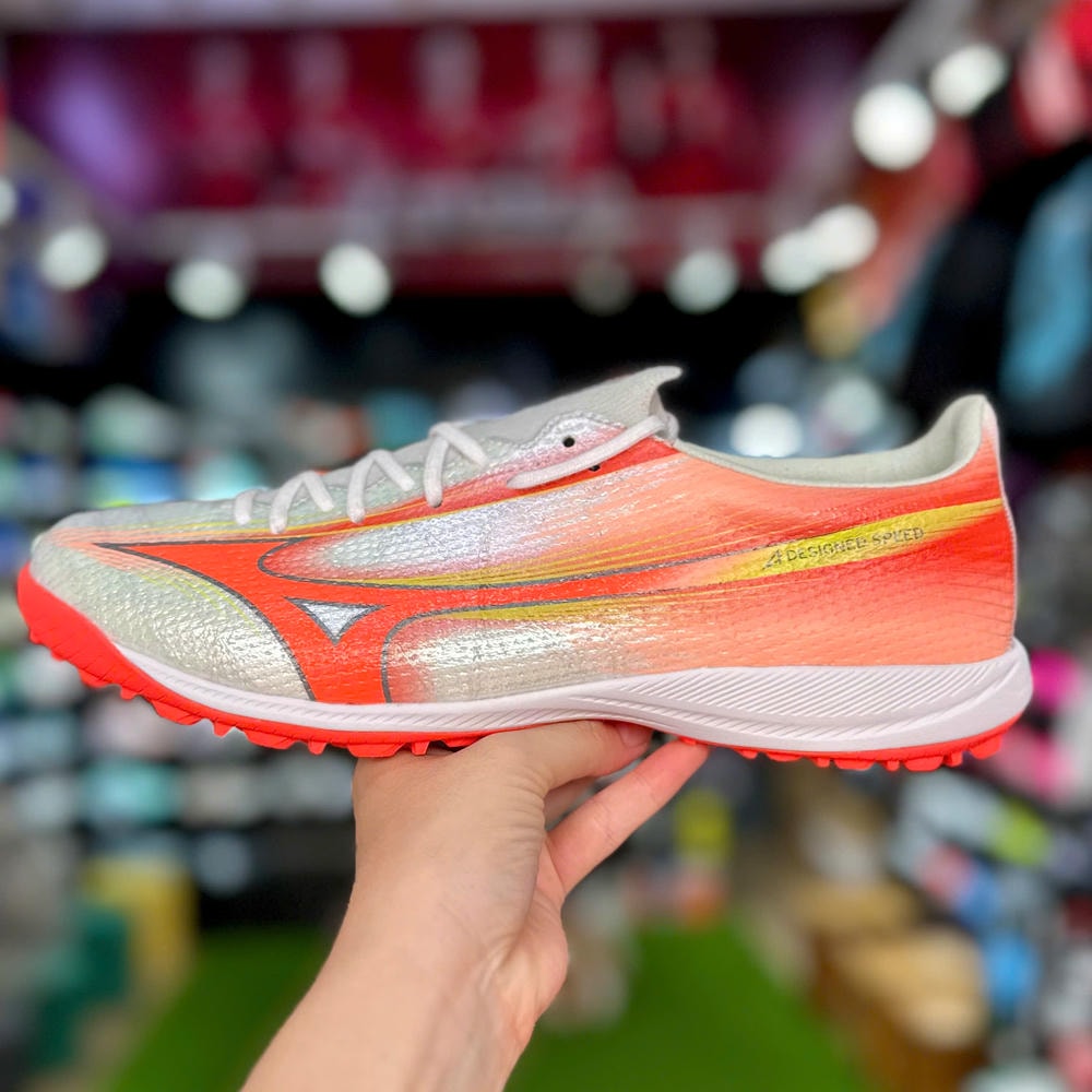 Mizuno Alpha 3 ELITE TF Prism White trắng cam P1GD266254