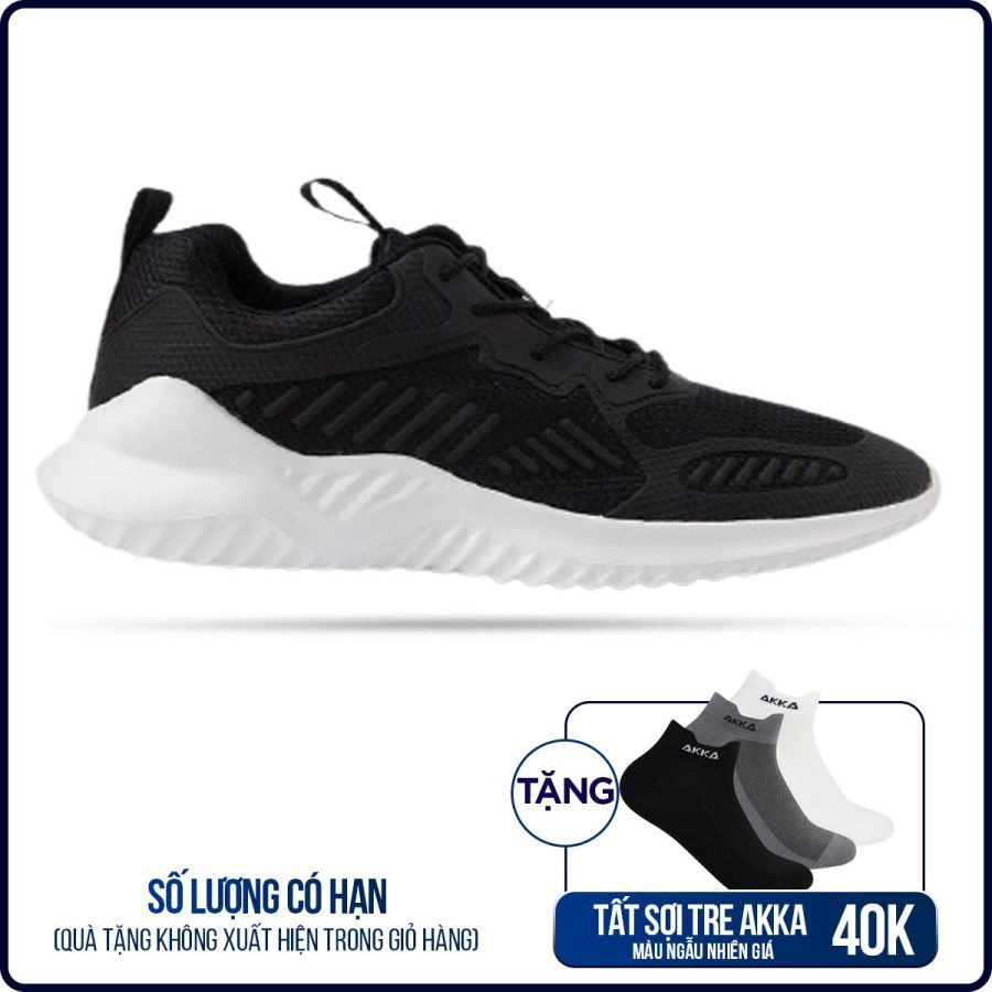 Giày AKKA FREE 1.0 - Đen/trắng