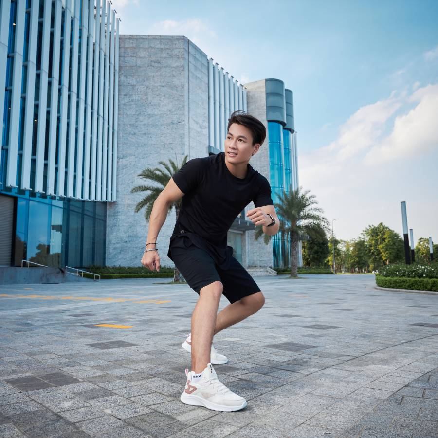 Giày thể thao AKKA Active 2201 - Trắng kem
