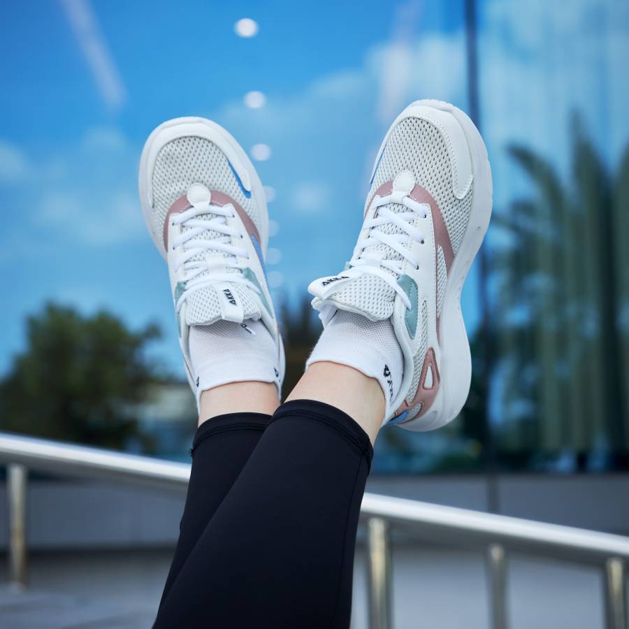 Giày nữ thể thao AKKA Active 2201 - Trắng/Hồng