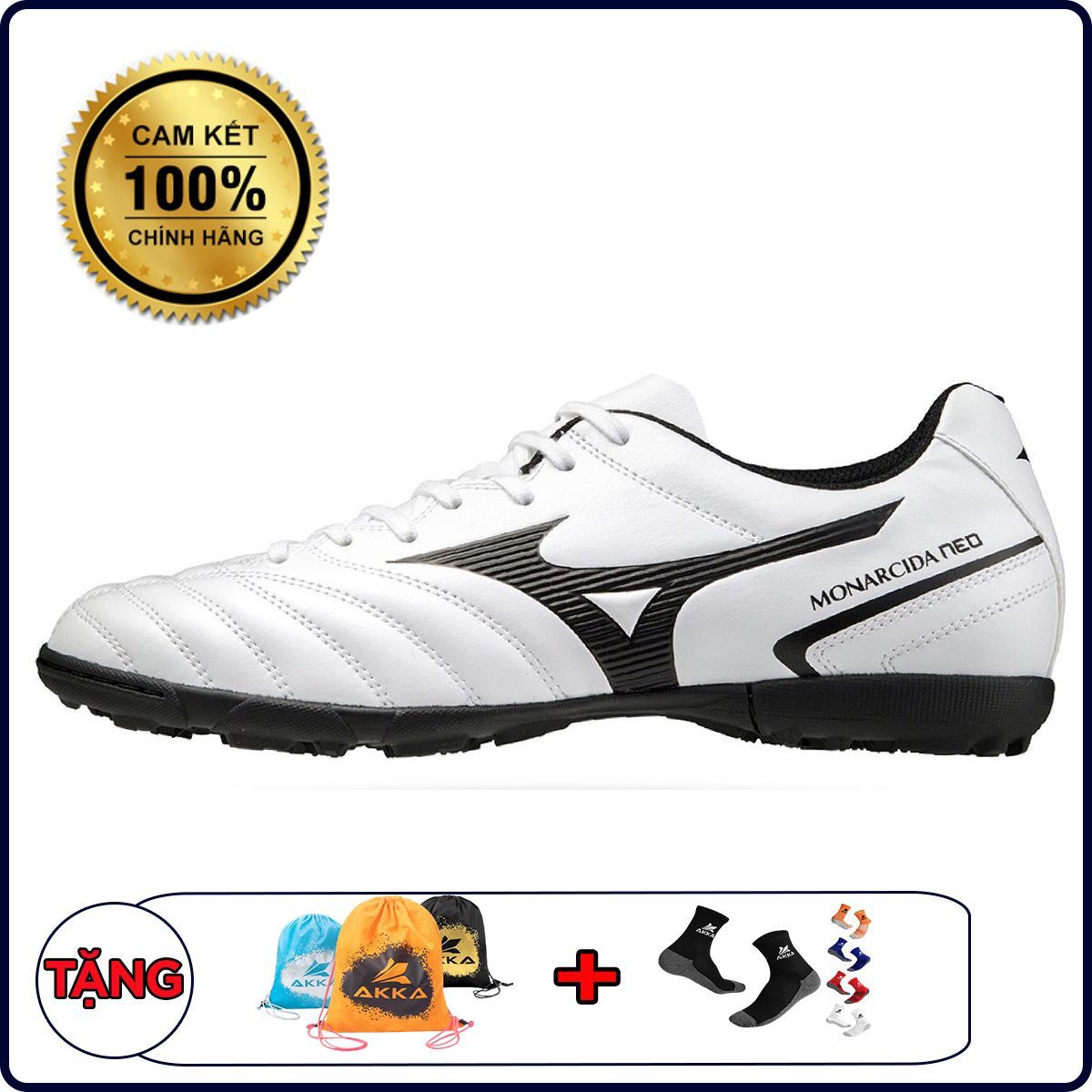 Mizuno neo 2+Giày đá bóng Mizuno Monarcida Neo II Select AS Trắng/Đen P1GD210509+27913938
