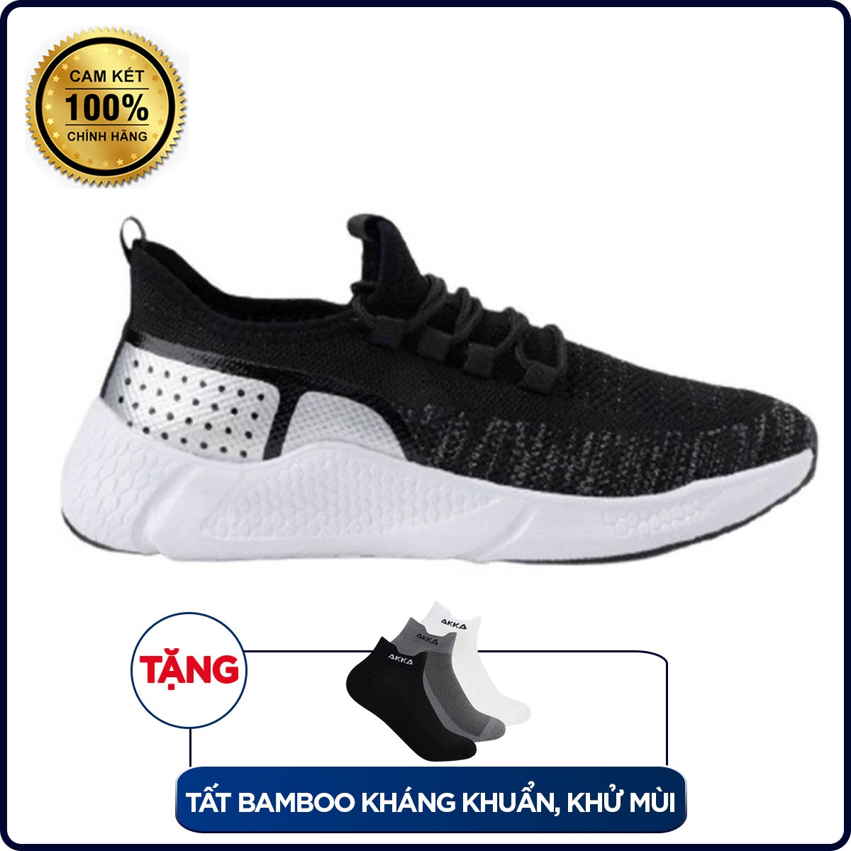 Giày AKKA FLYKNIT TRAINER - Đen/ghi