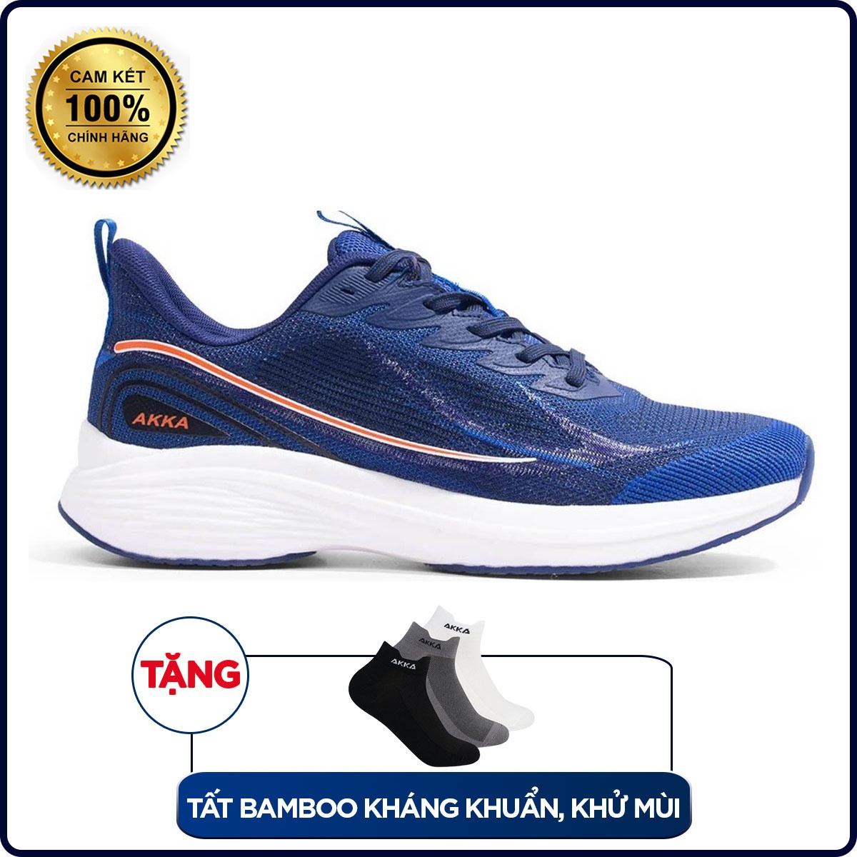 Giày thể thao AKKA Active 2221 - Xanh biển/Cam