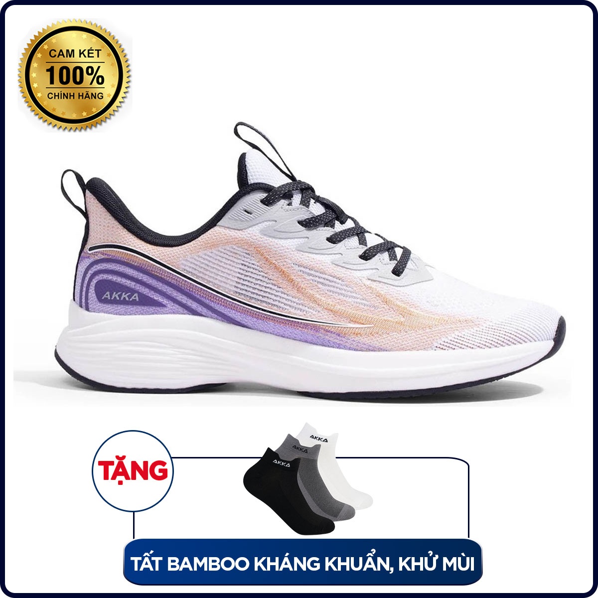 Giày thể thao AKKA Active 2221 - Cam/Tím