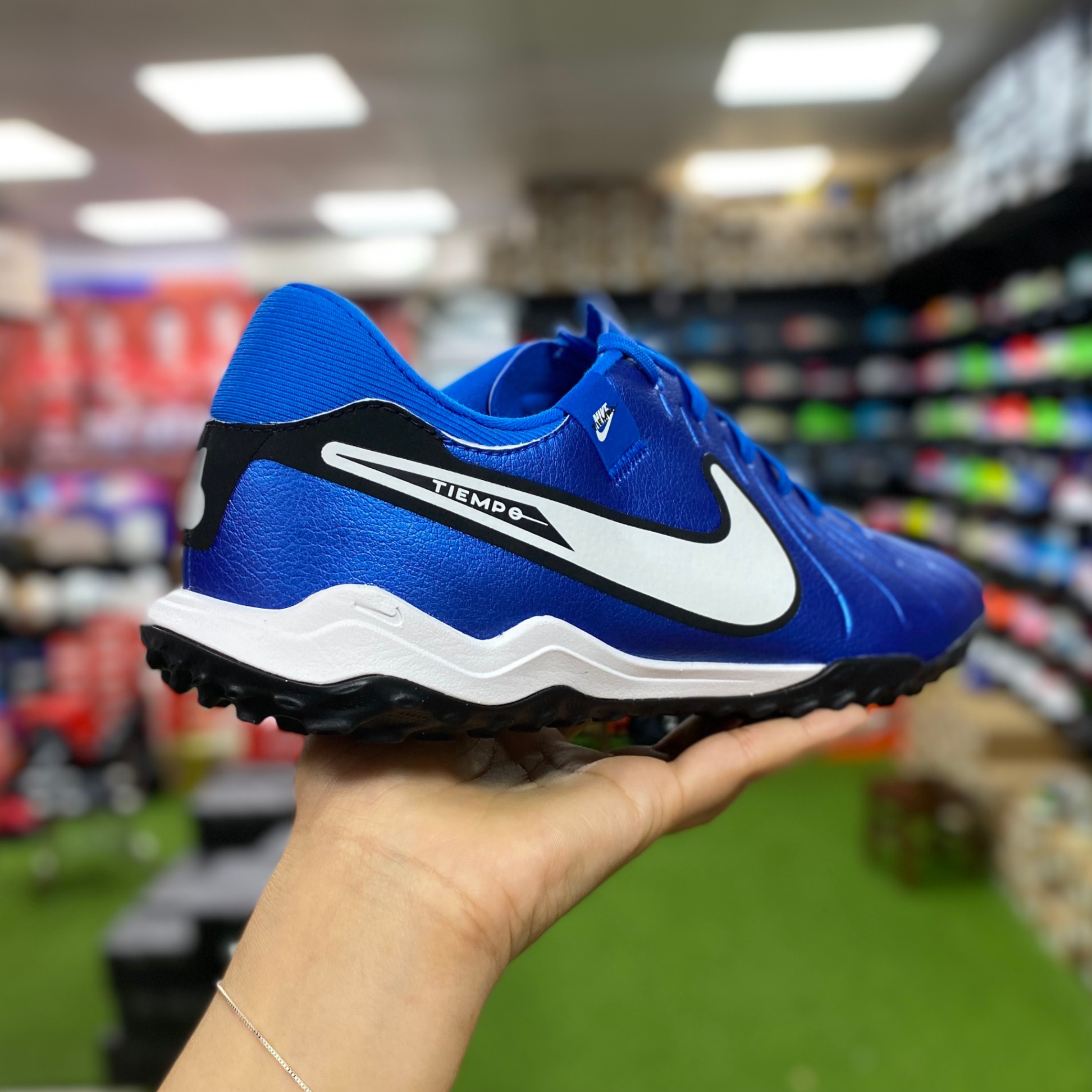 Nike Tiempo 10 Academy Mad Ambition TF - Xanh biển - DV4342-400