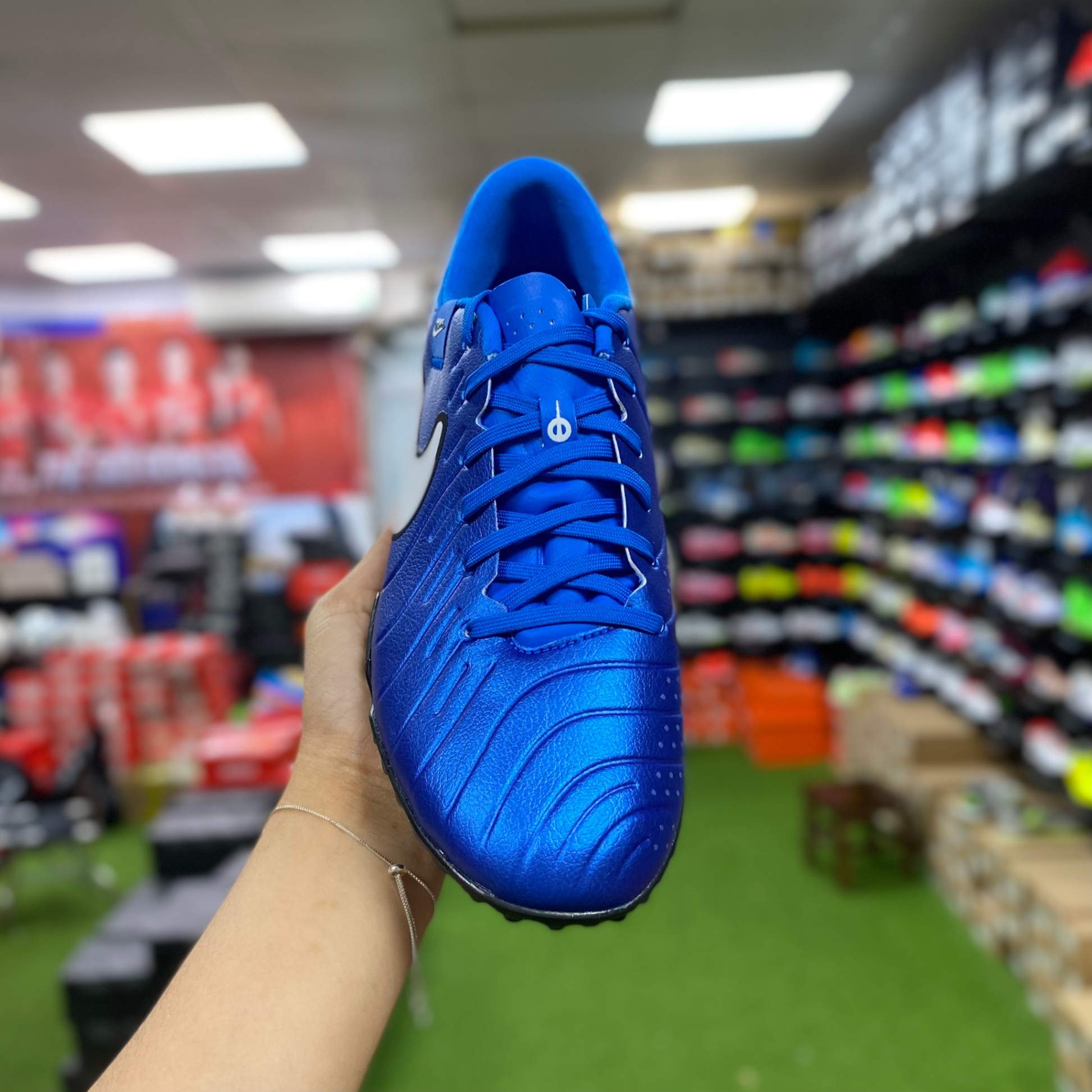 Nike Tiempo 10 Academy Mad Ambition TF - Xanh biển - DV4342-400