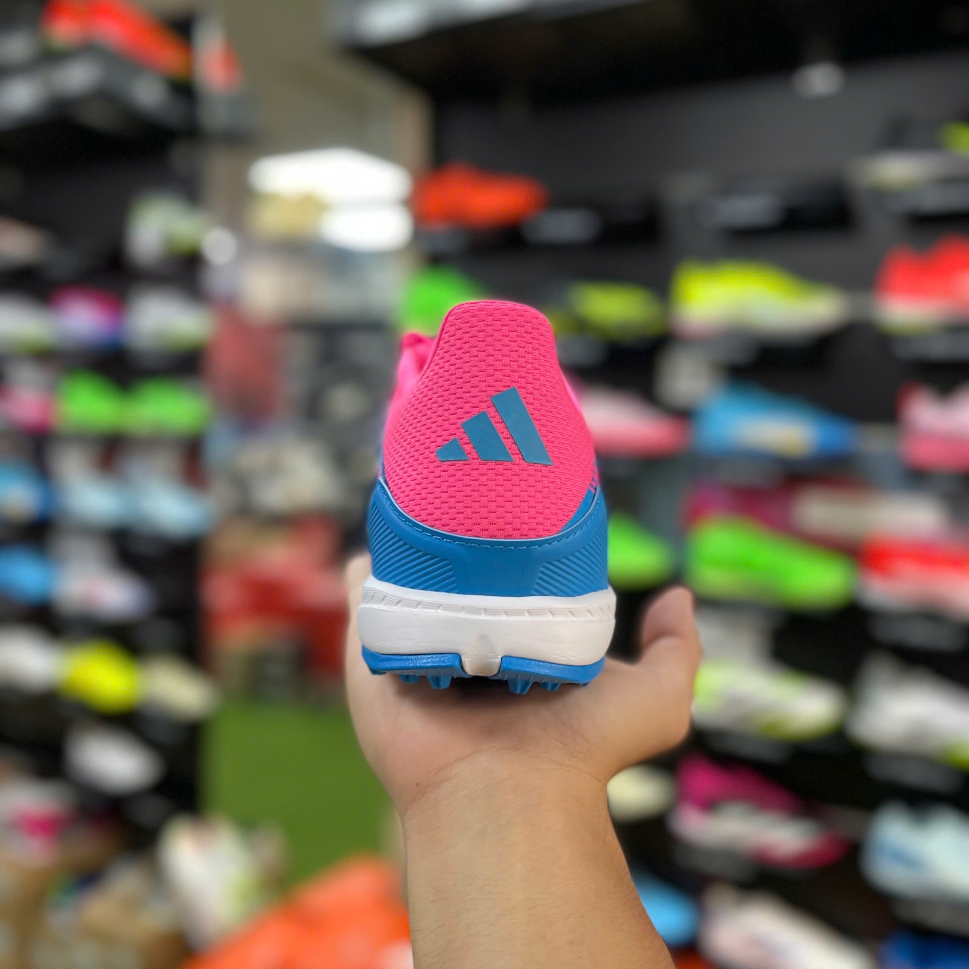 Adidas F50 League Reemergence TF - Xanh/Hồng - IF1336