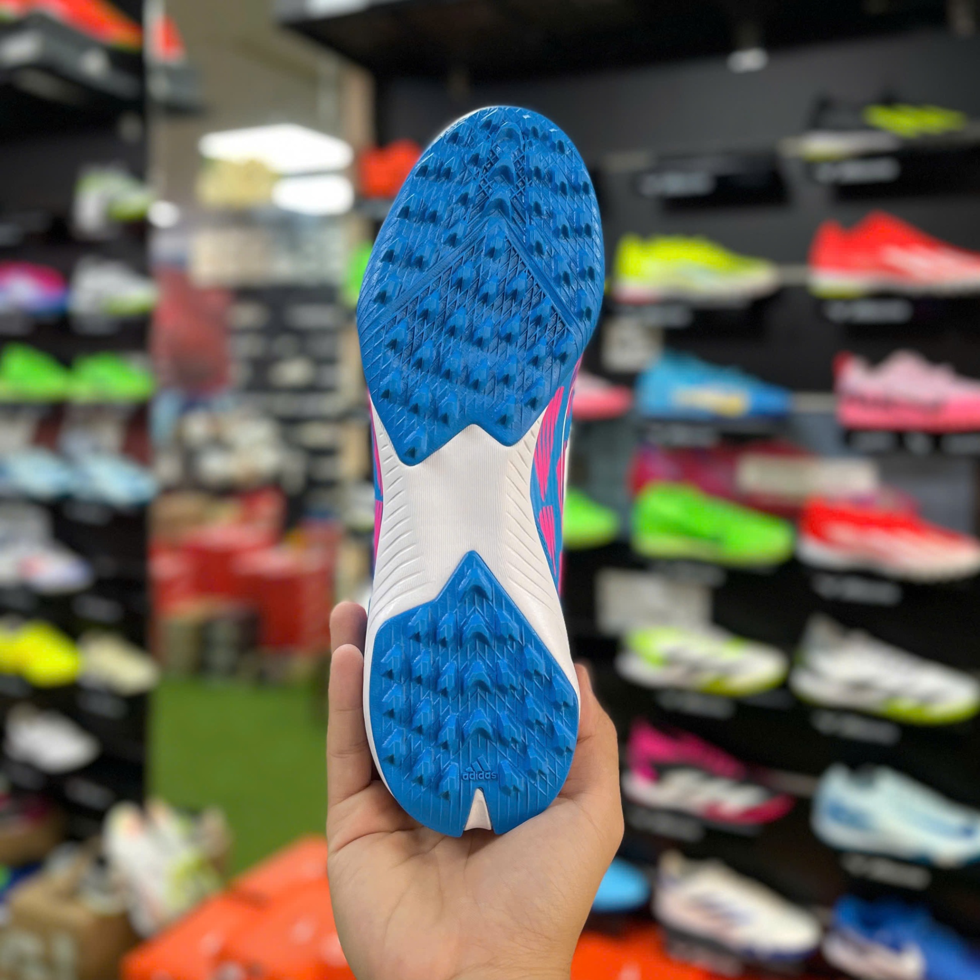 Adidas F50 League Reemergence TF - Xanh/Hồng - IF1336