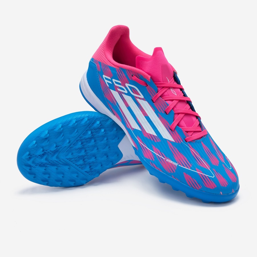 Adidas F50 League Reemergence TF - Xanh/Hồng - IF1336