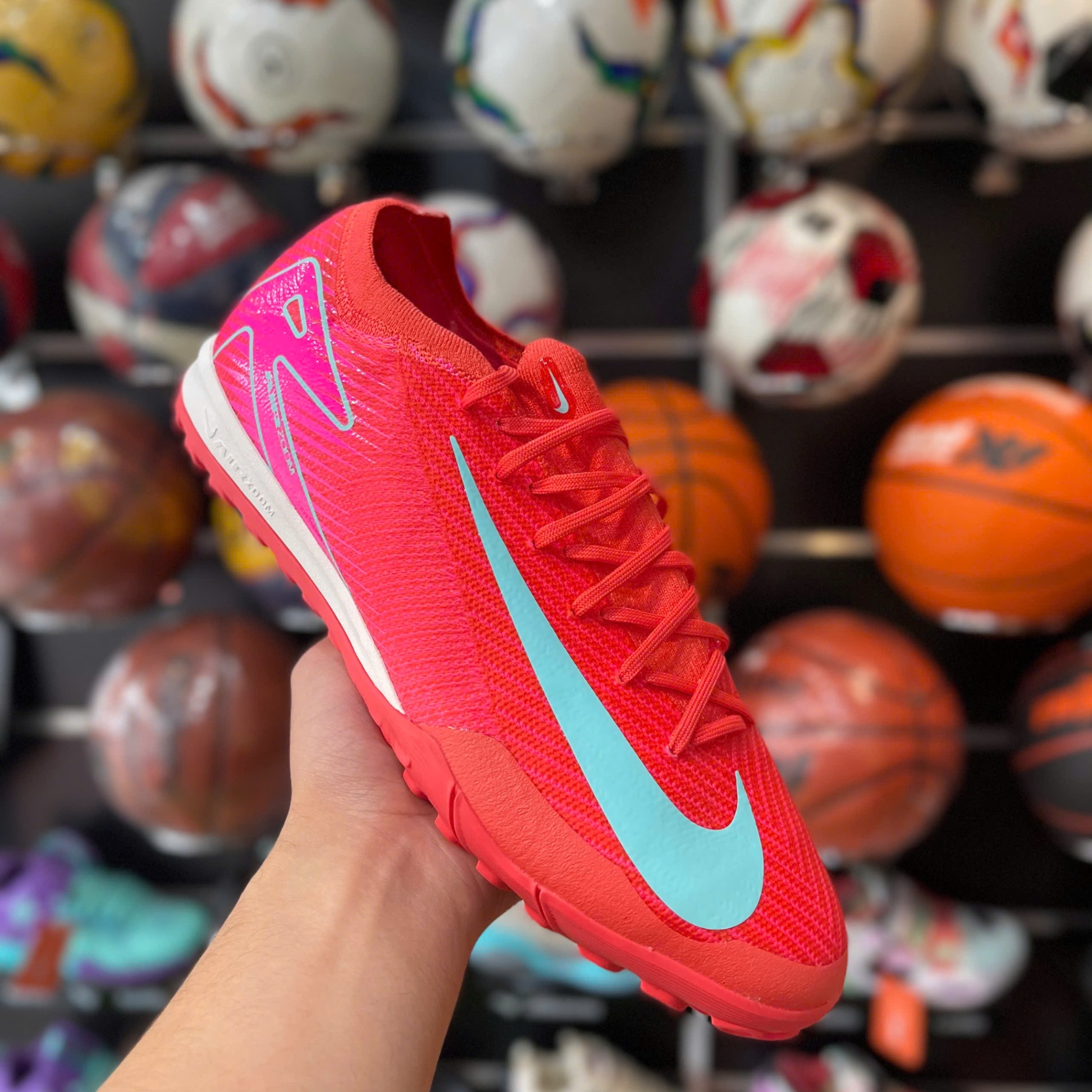 Nike Mercurial Vapor 16 Pro Mad Energy TF - Đỏ/trắng - FQ8687-800