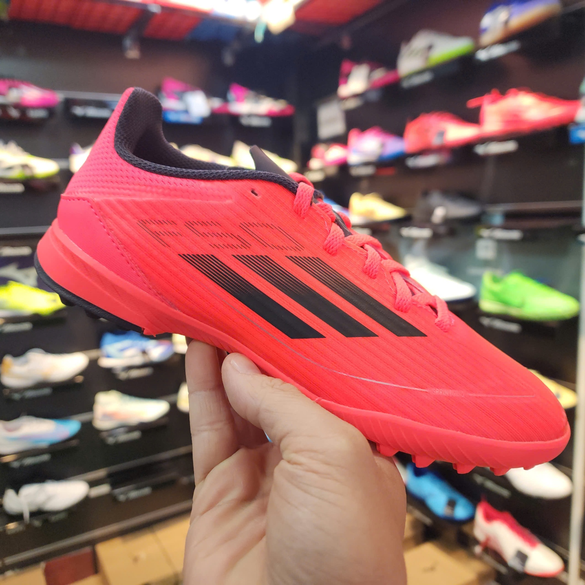 Kids Adidas F50 Messi League TF - Đỏ/cam - IF1378