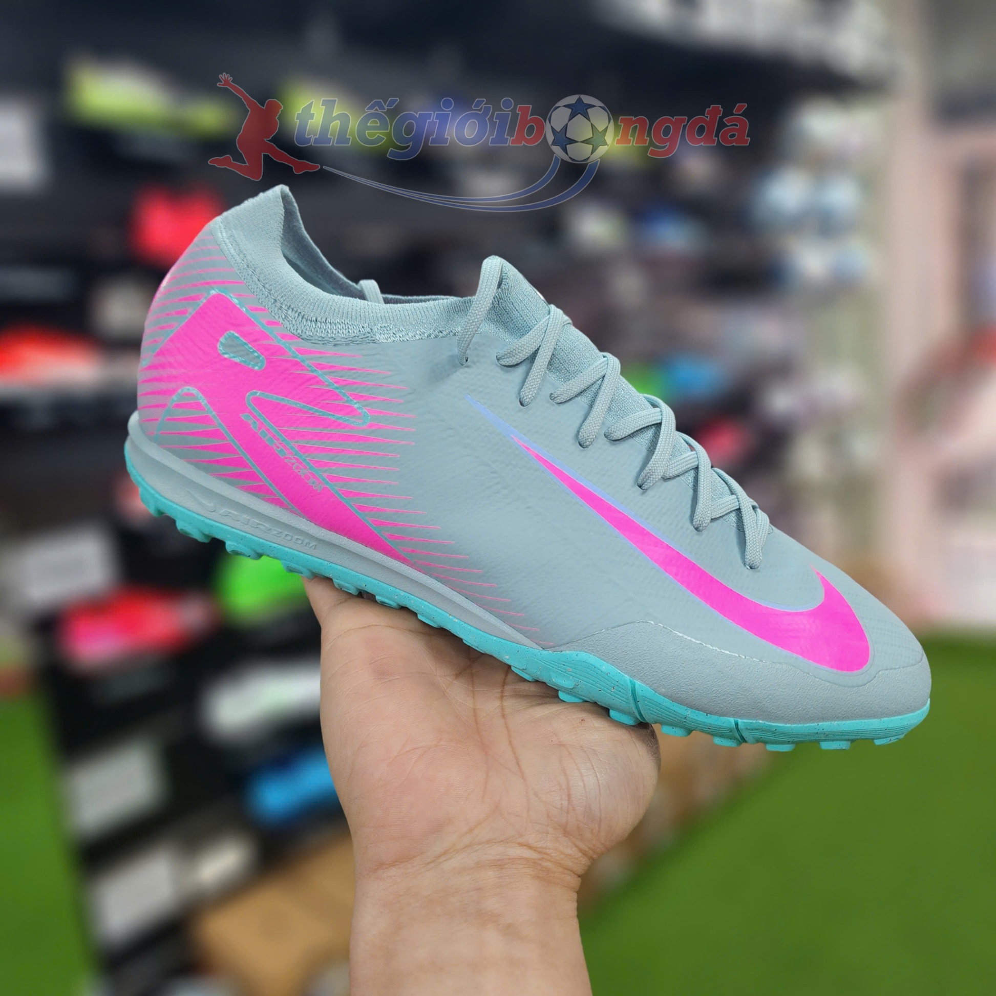 Nike Mercurial Vapor 16 Pro TF Refresh Prism Pack - Xám/hồng - FQ8687-301
