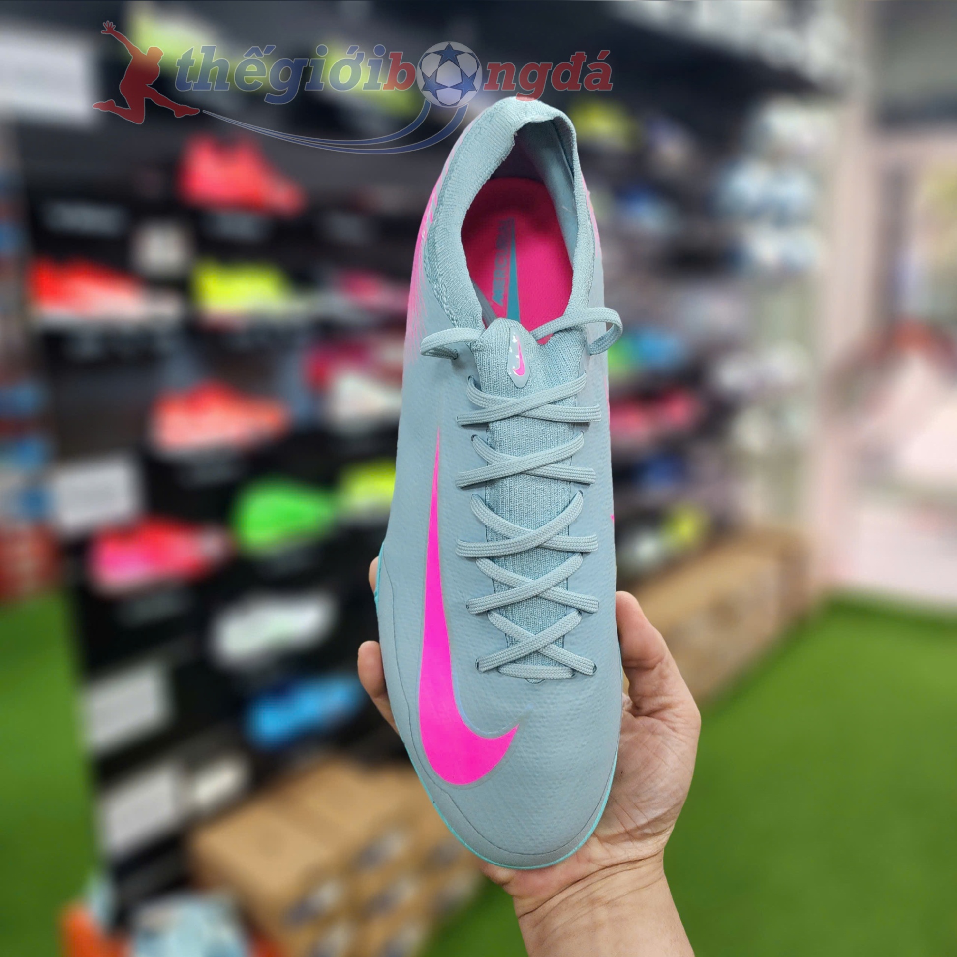 Nike Mercurial Vapor 16 Pro TF Refresh Prism Pack - Xám/hồng - FQ8687-301