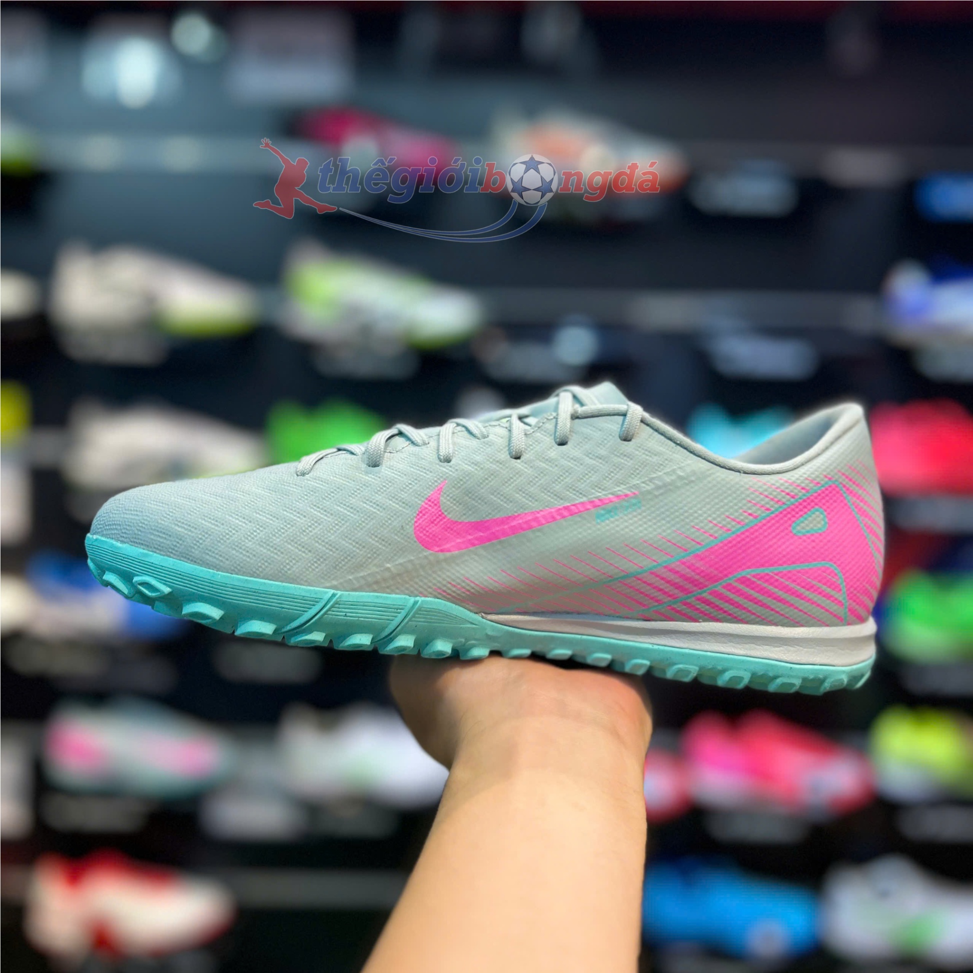 Nike Mercurial Vapor 16 Academy Prism/Refresh Pack - Xám/Hồng - FQ8449-301