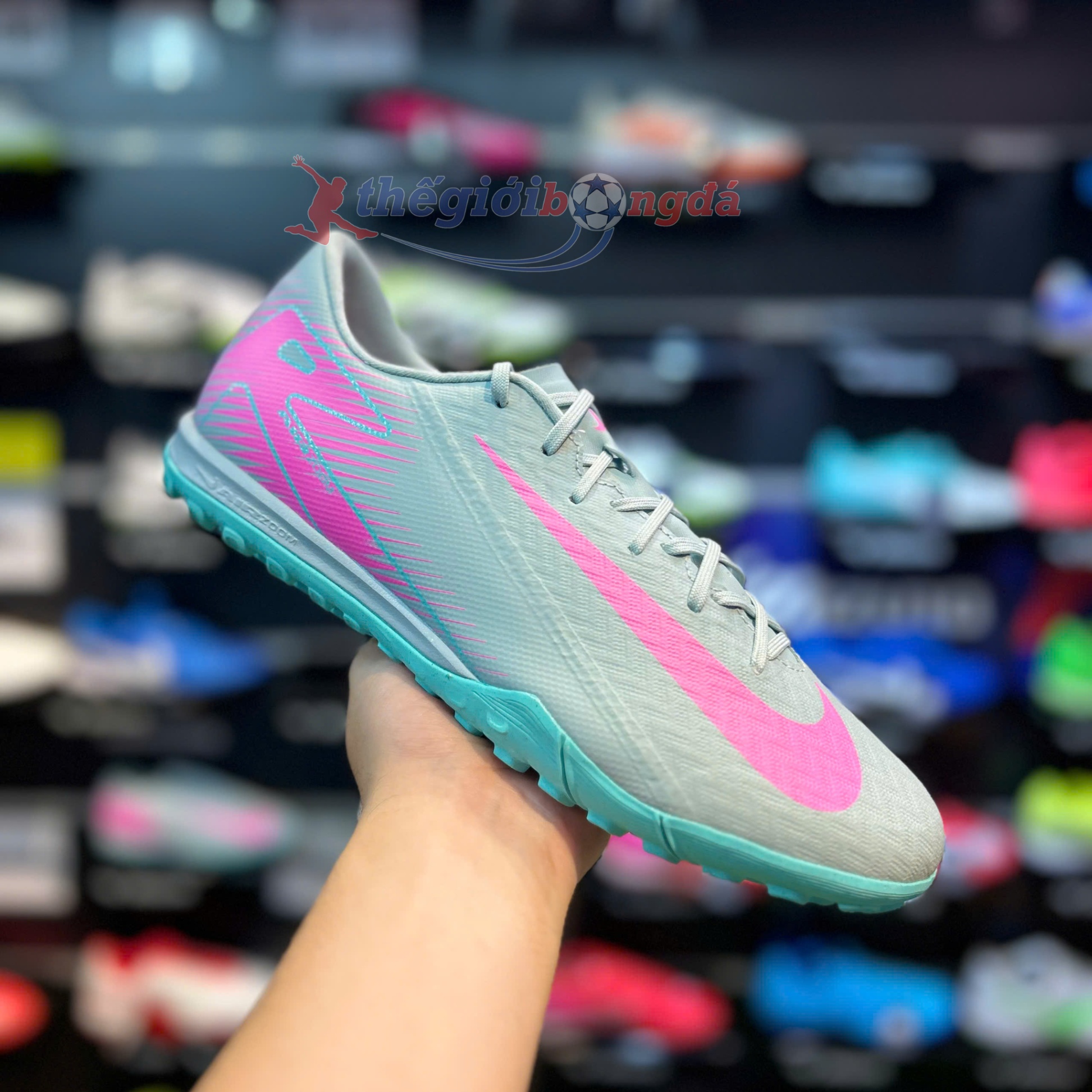 Nike Mercurial Vapor 16 Academy Prism/Refresh Pack - Xám/Hồng - FQ8449-301