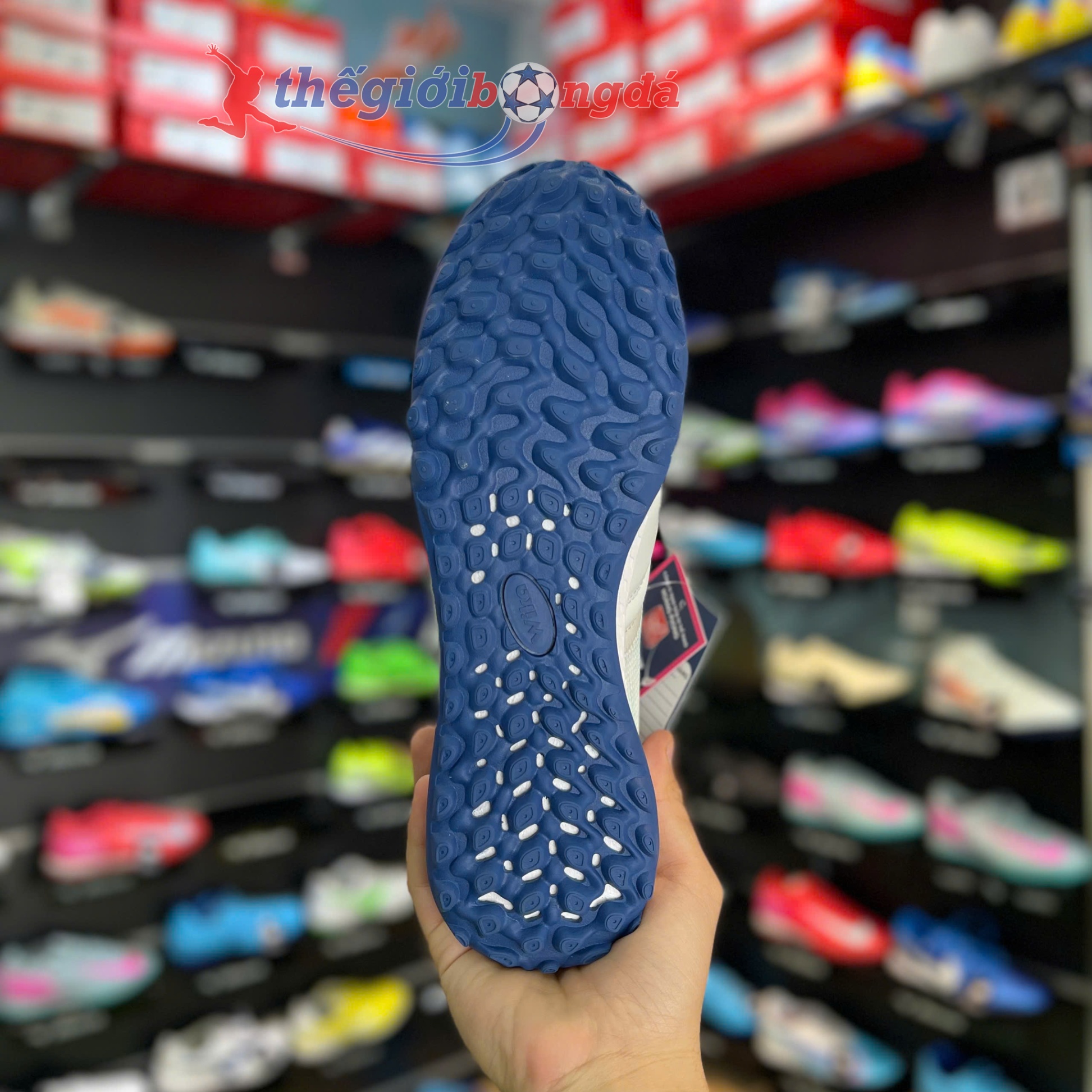 Giày đá bóng Wika QH19 Z-Vol Quang Hải - Xám xanh