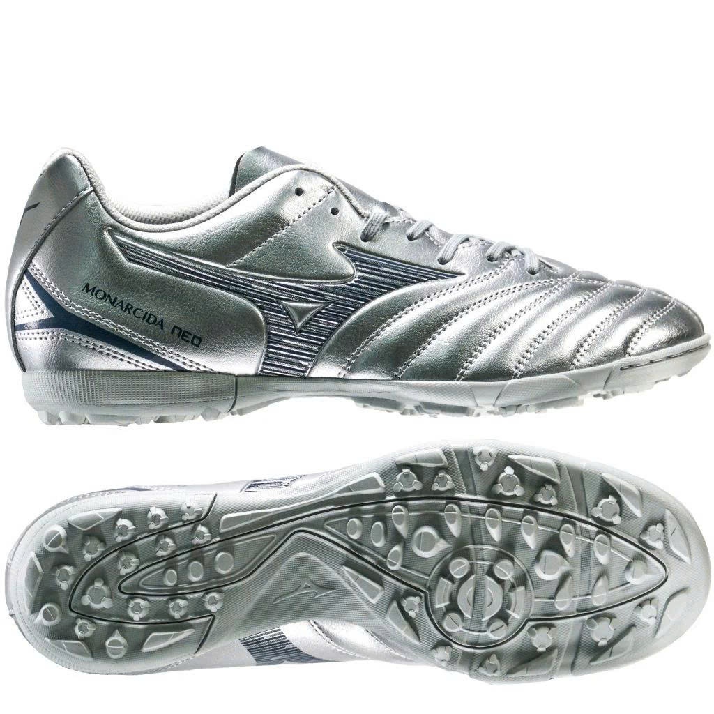 Mizuno Monarcida Neo III Select TF Platinum Silver P1GD252504
