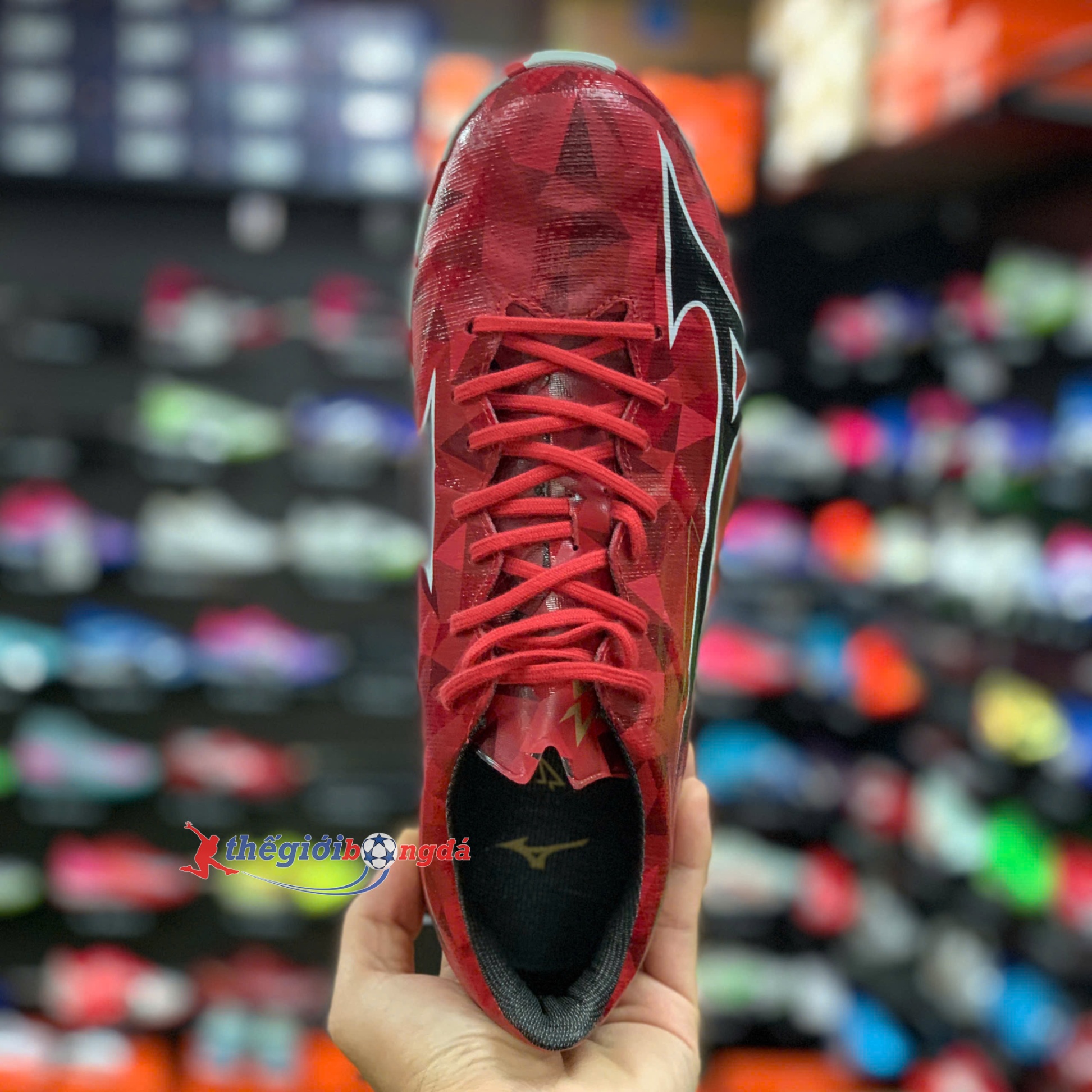 Mizuno Alpha II Elite TF Red Ruby Pack P1GD256260