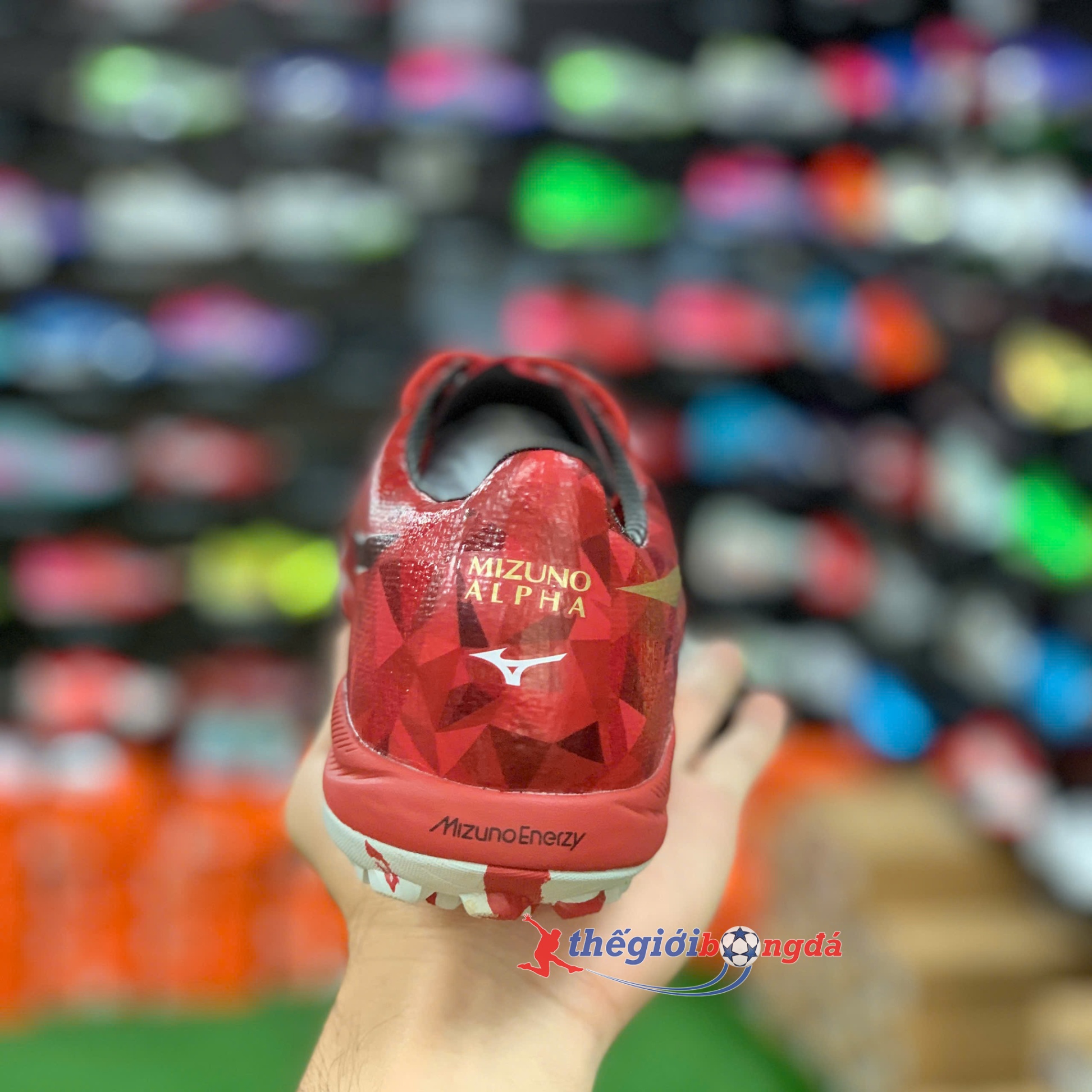 Mizuno Alpha II Elite TF Red Ruby Pack P1GD256260