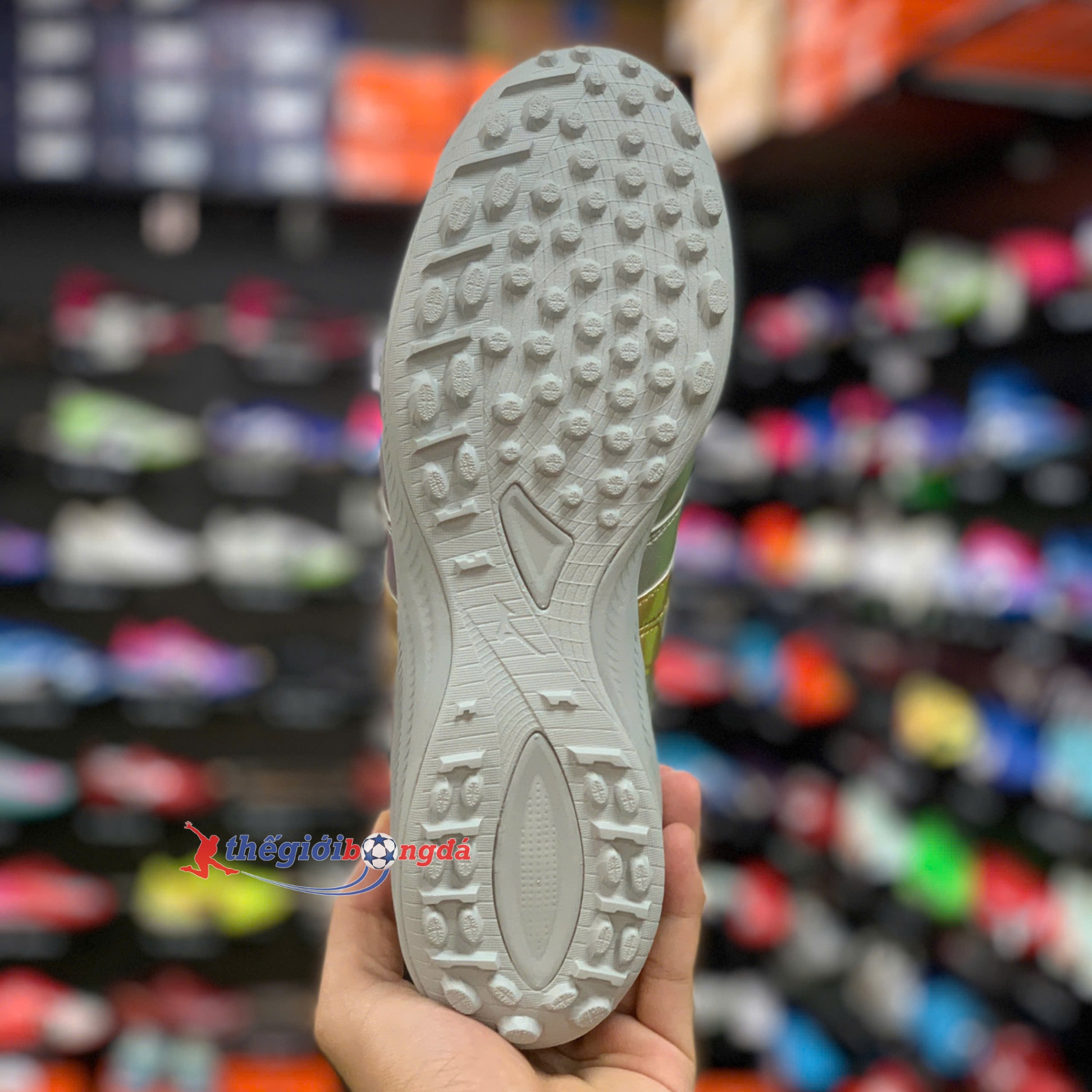 (Đế mới) Mizuno Morelia Sala Pro AS TF Platinum Silver  Q1GB251304