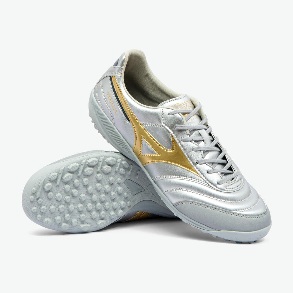 (Đế mới) Mizuno Morelia Sala Pro AS TF Platinum Silver  Q1GB251304