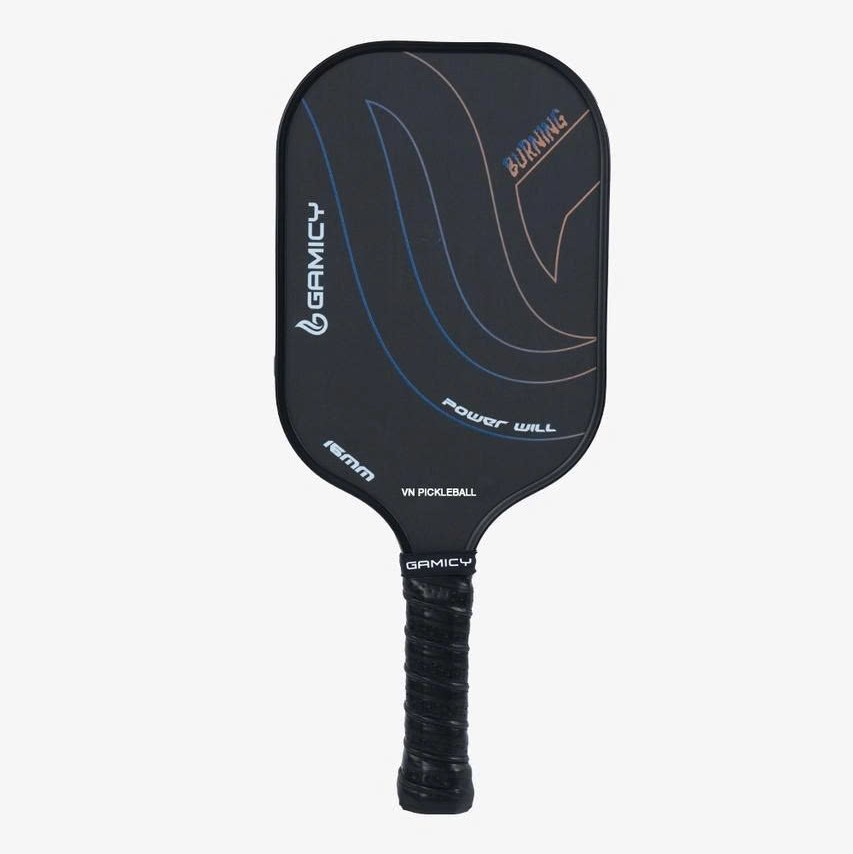 Vợt Pickleball Gamicy Burning T700 16mm - Đen