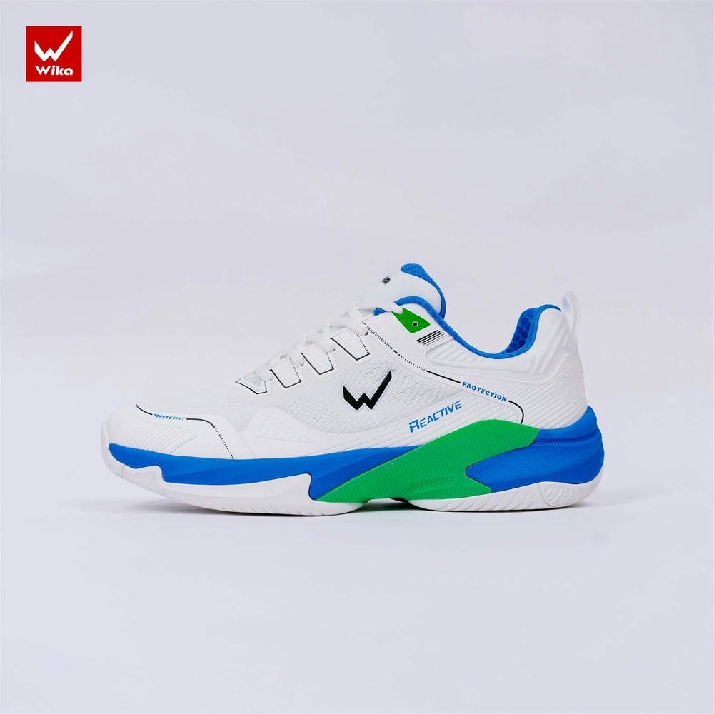 Wika Ruta Quang Dương+Giày Pickleball Wika Ruta Quang Dương - Trắng xanh dương+38413006