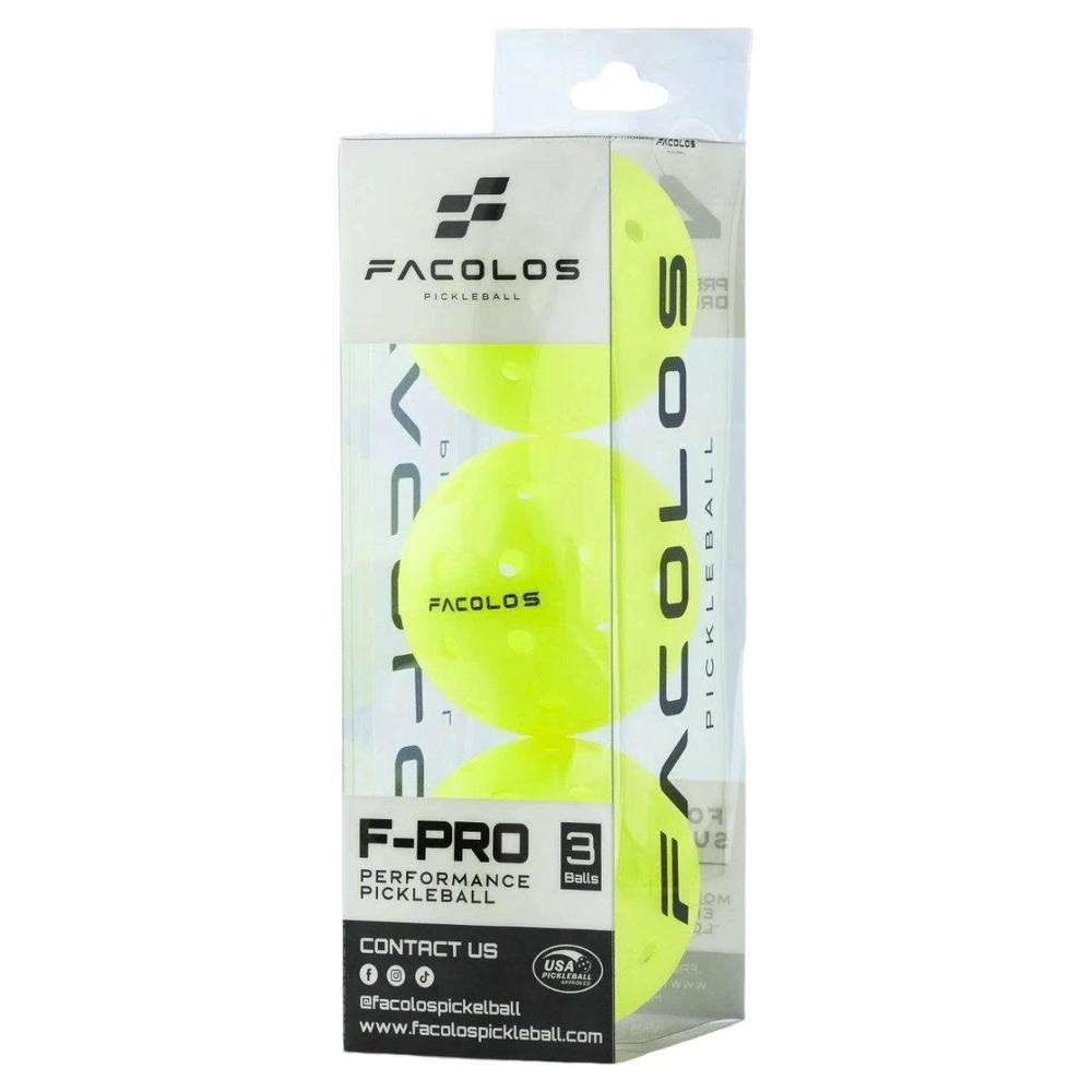 (3 quả) Bóng Pickleball Facolos F-Pro Advanced Gen 2