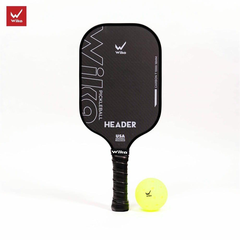 Vợt Pickleball Wika Header 16mm - Đen