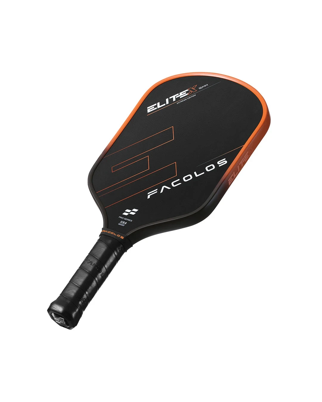 Vợt Pickleball Chính Hãng Facolos Pro Series – Elite X 16mm - Orange