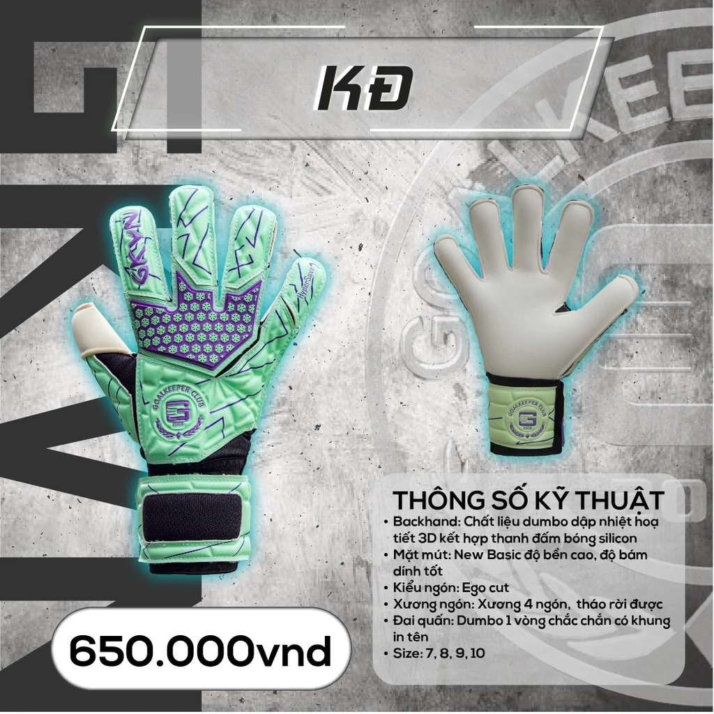 Găng Tay Thủ Môn GKVN KĐ
