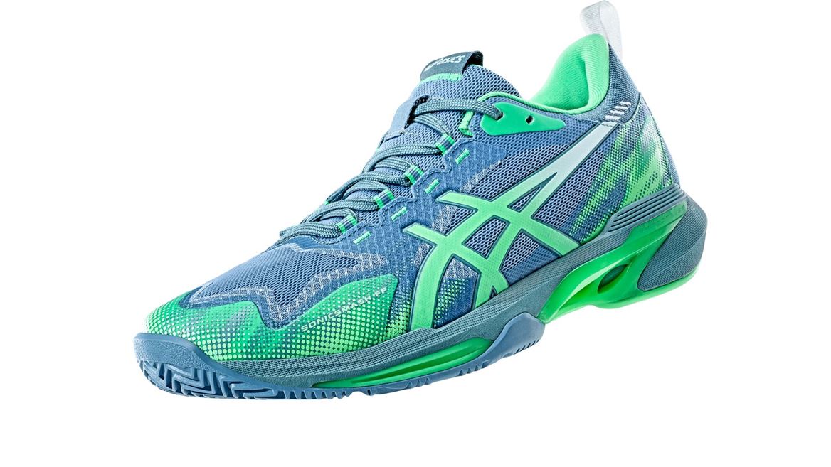 Giày Pickleball/Tennis Asics Sonicsmash FF Xanh Lá 1041A538-400