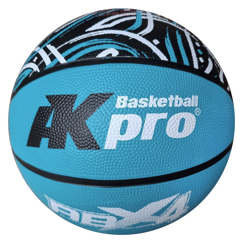 Bóng rổ cao su AKpro ABX4 Số 7 màu Xanh